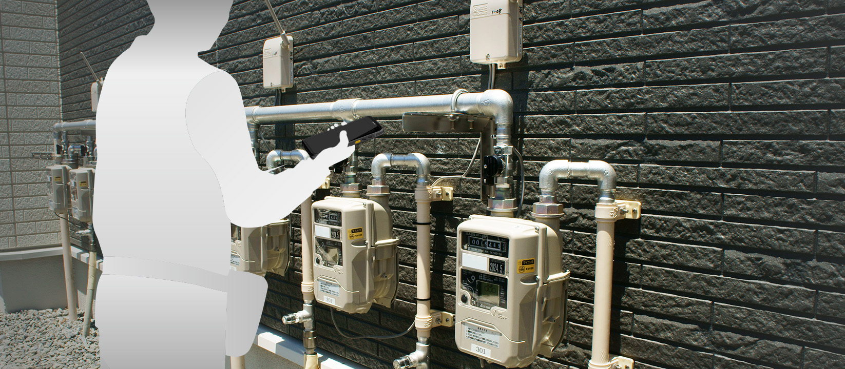 検針業務でのデータ収集や請求の正確・効率化